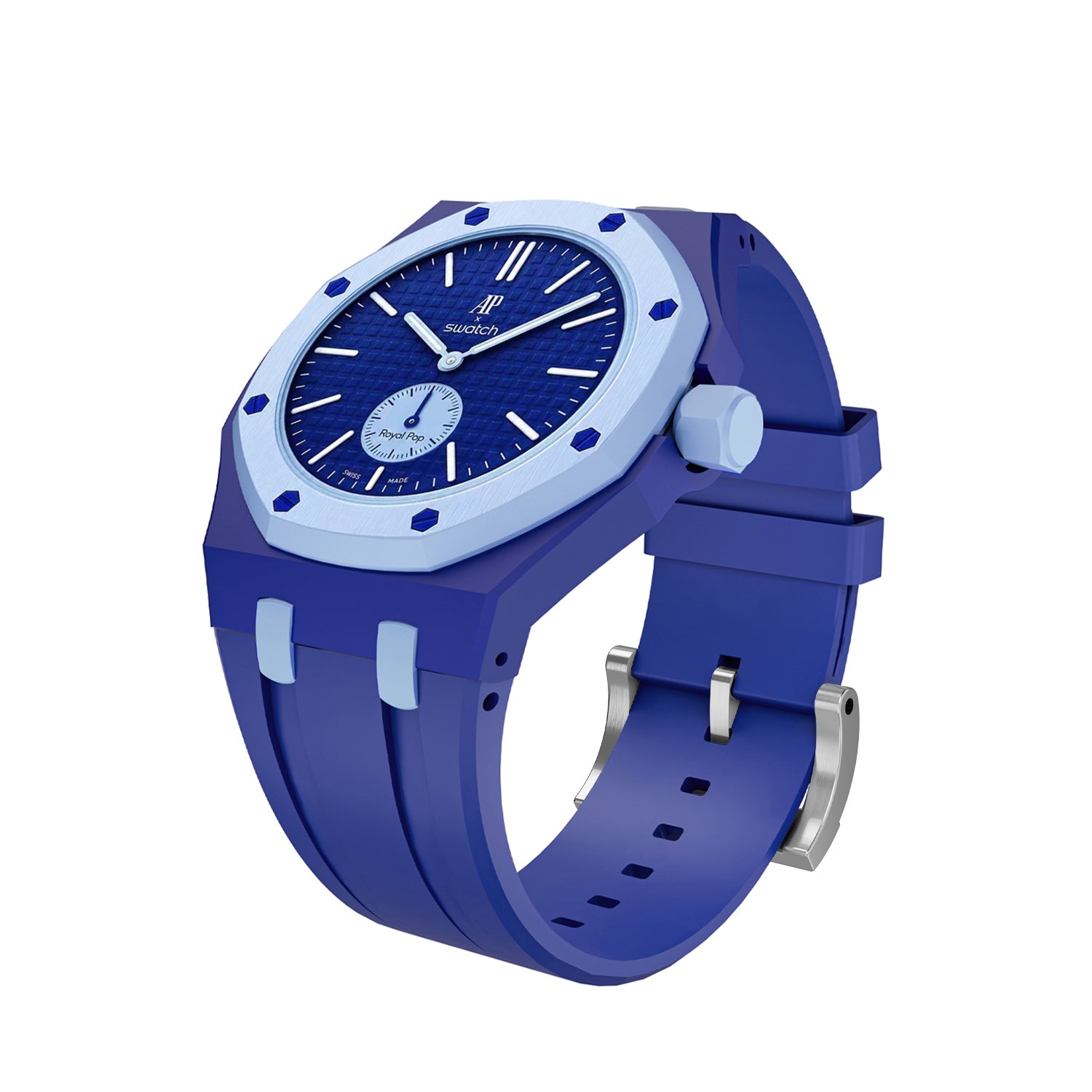 Correa de silicona SWATCH x AP  | 3 O'CLOCK